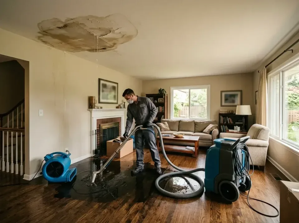 attic-pipe-burst-ceiling-drip-008 — frequently asked questions, Water Damage Restoration & Carpet Care in Fulton, MS